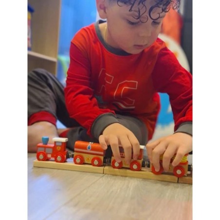 Bigjigs Rail Hasičský vlak