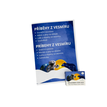 ToySimply Diskety s vesmírnými příběhy do promítací baterky