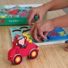 DJECO Vkládací puzzle Puzz & Roll Autíčko