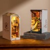 RoboTime 3D skládačka Zarážka na knihy Miniatura domečku Slunečné městečko