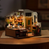 RoboTime 3D dřevěná skládačka Miniatura domečku Útulná kuchyně