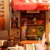RoboTime 3D dřevěná skládačka Miniatura domečku Knihkupectví na rohu
