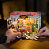 RoboTime 3D dřevěná skládačka Miniatura domečku Garáž