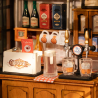 RoboTime 3D dřevěná skládačka Miniatura domečku Útulná restaurace