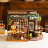 RoboTime 3D dřevěná skládačka Miniatura domečku Útulná restaurace
