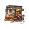 RoboTime 3D dřevěná skládačka Miniatura domečku Útulná restaurace