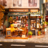 RoboTime 3D dřevěná skládačka Miniatura domečku Útulná restaurace