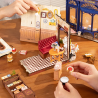 RoboTime 3D dřevěná skládačka Miniatura domečku Čajovna pro chvíle pohody