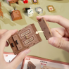 RoboTime 3D dřevěná skládačka Miniatura domečku Lesní chaloupka z pařezu