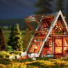 RoboTime 3D dřevěná skládačka Miniatura domečku Útulná lesní chata
