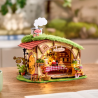 RoboTime 3D dřevěná skládačka Miniatura domečku Kouzelný les Fluffy Grove