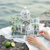 RoboTime 3D skládačka Miniatura domečku Oáza zeleně