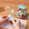 RoboTime 3D dřevěná skládačka Miniatura domečku Zmrzlinový stánek