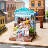 RoboTime 3D dřevěná skládačka Miniatura domečku Zmrzlinový stánek