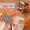 RoboTime 3D dřevěná skládačka Miniatura domečku Tipsy Cat Bar