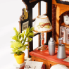RoboTime 3D dřevěná skládačka Miniatura domečku Tipsy Cat Bar