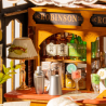 RoboTime 3D dřevěná skládačka Miniatura domečku Tipsy Cat Bar