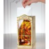 RoboTime 3D skládačka Zarážka na knihy Miniatura domečku Květinový koutek