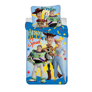 Jerry Fabrics Dětské bavlněné povlečení Toy Story Rescue squad 140x200, 70x90 cm