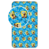Jerry Fabrics Dětské prostěradlo Sponge Bob Blue 90x200x25 cm