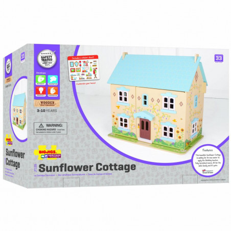 bigjigs sunflower cottage