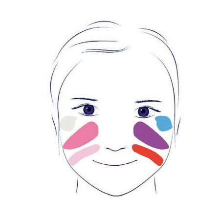 Djeco Barvy k malování na obličej - sladké odstíny