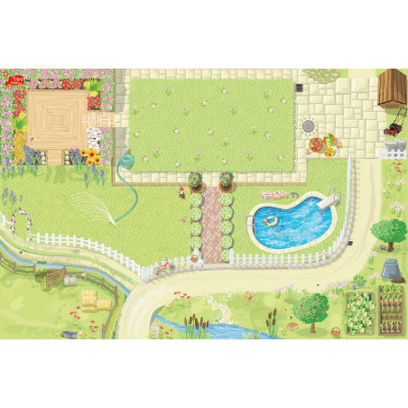 Le Toy Van hrací koberec PLAYMAT zahrádka 80x120cm Le Toy Van hrací koberec PLAYMAT zahrádka 80x120cm