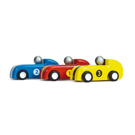 Le Toy Van Set závodních aut Pullback