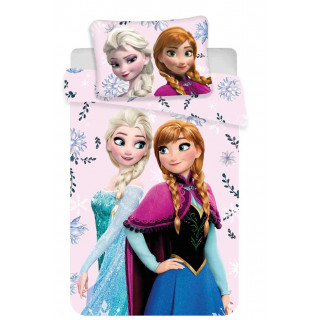 Jerry Fabrics Disney povlečení do postýlky Frozen baby Floral 100x135, 60x40 cm