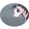 Kusový koberec Kids 590 pink kruh průměr 120 cm Kusový koberec Kids 590 pink kruh průměr 120 cm
