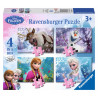 RAVENSBURGER Puzzle Ledové království 4v1 (12,16,20,24 dílků) RAVENSBURGER Puzzle Ledové království 4v1 (12,16,20,24 dílků)