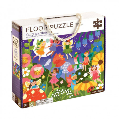 Petitcollage Podlahové puzzle zahradní víly