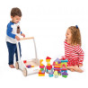 Le Toy Van Petilou - Vozík s duhovými kostkami Le Toy Van Petilou - Vozík s duhovými kostkami