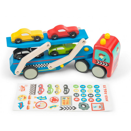 Le Toy Van tahač s autíčky Race