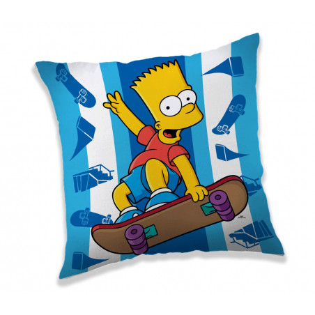 Polštářek Simpsons Bart skater 40x40 cm