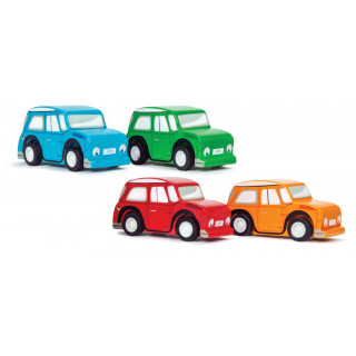 Le Toy Van barevné autíčko 1 ks červené