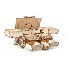 Ugears 3D dřevěné mechanické puzzle Starožitná šperkovnice
