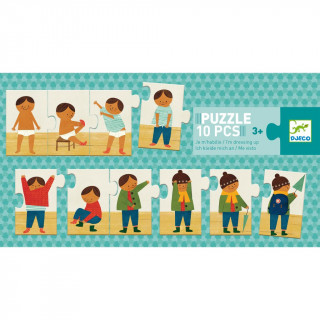 Djeco Puzzle Oblékám se 10 dílků DOPRODEJ