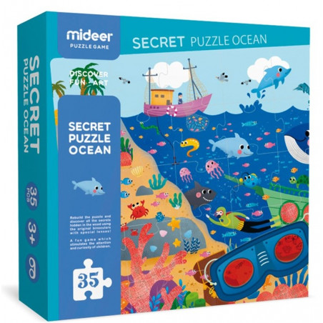 MiDeer Detektivní puzzle Oceán 35 dílků