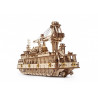 Ugears 3D dřevěné mechanické puzzle Výzkumný parník