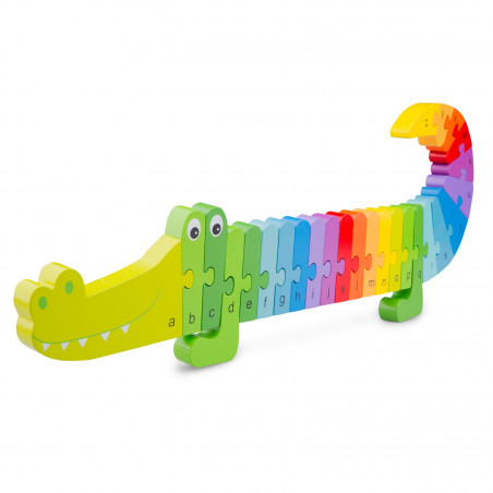 New Classic Toys Puzzle abeceda krokodýl