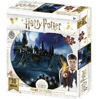 PRIME 3D Puzzle Harry Potter: Noční Bradavice 3D 500 dílků