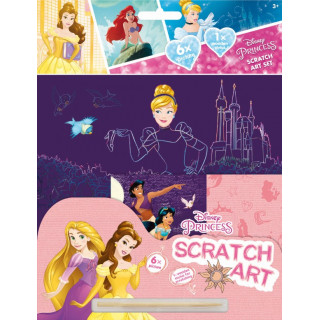 Vyškrabávací set Disney Princezny