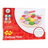 Bigjigs Toys dřevěná krájecí pizza se zlomky Bigjigs Toys dřevěná krájecí pizza se zlomky