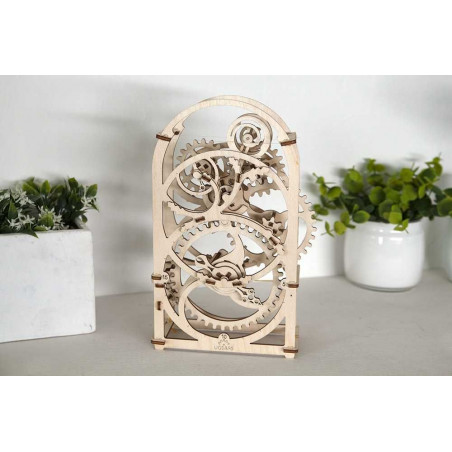 Ugears dřevěná stavebnice 3D mechanické Puzzle - Hodiny Ugears dřevěná stavebnice 3D mechanické Puzzle - Hodiny