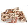 Ugears dřevěná stavebnice 3D mechanické Puzzle - Kombajn Ugears dřevěná stavebnice 3D mechanické Puzzle - Kombajn