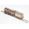 Ugears Dřevěná stavebnice 3D mechanické Puzzle Parní lokomotiva s tendrem Ugears Dřevěná stavebnice 3D mechanické Puzzle Parní lokomotiva s tendrem