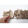 Ugears Dřevěná stavebnice 3D mechanické Puzzle Parní lokomotiva s tendrem Ugears Dřevěná stavebnice 3D mechanické Puzzle Parní lokomotiva s tendrem