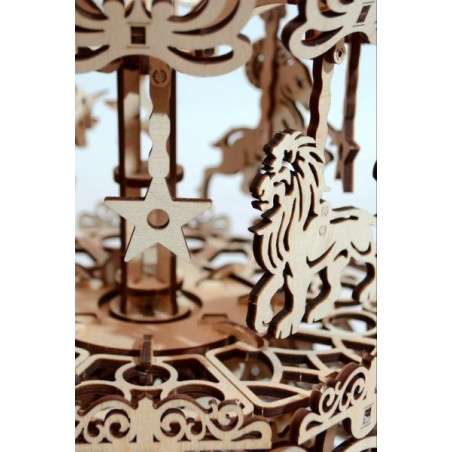 Wood Trick 3D mechanické puzzle - Kolotoč Wood Trick 3D mechanické puzzle - Kolotoč