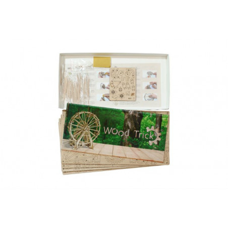 Wood Trick 3D mechanické puzzle - Vyhlídkové kolo Wood Trick 3D mechanické puzzle - Vyhlídkové kolo